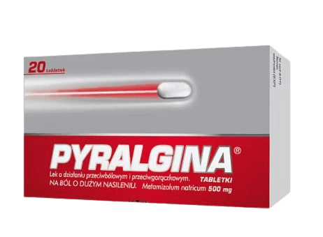 pyralgina 0,5 g 20 tabletek