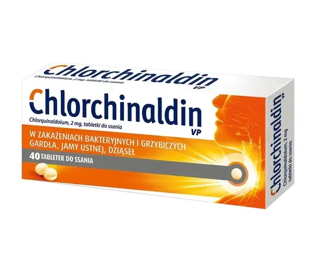 chlorchinaldin vp 40 tabletek