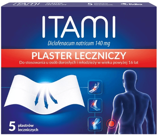 itami plastry lecznicze 5 plastrow
