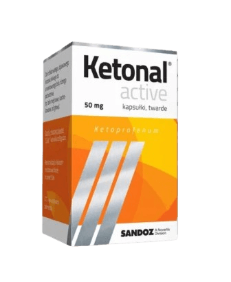 ketonal active 50 mg 20 kapsulek