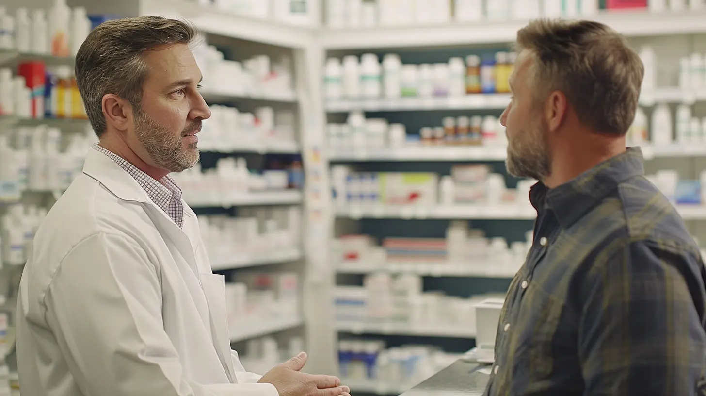 rozmowa z farmaceutą w aptece