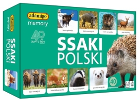 ADAMINGO Memory Ssaki Polski 3+ gra 1 sztuka