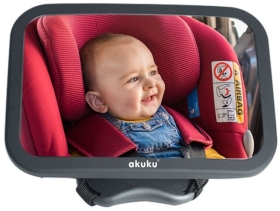 AKUKU Lusterko do obserwacji dziecka w aucie 360°, 1szt.