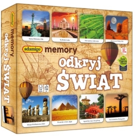 Adamigo Memory Odkryj świat gra 1 sztuka