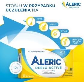 Aleric Deslo Active, 5 mg 30 tabletek Wielopak x 2