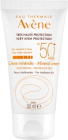 Avene Sun Mineral Cream SPF50+ Face krem do twarzy 50 ml