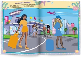 BARBIE. Brokatowe ubieranki 1 sztuka