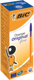 BIC Cristal Fine Orange Długopis Niebieski 20 sztuk