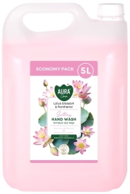 Aura Care Mydło  do rąk Kwiat lotosu i pantenol 5 L