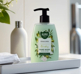 Aura Care Mydło do rąk Oliwka i mleko 500 ml