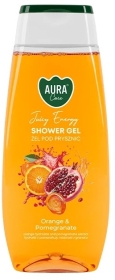 Aura Care Żel pod prysznic zapach Pomarańcza i granat 350 ml