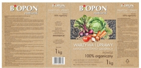 BOPON NATURAL FERTILAN L Organiczny nawóz do warzyw i upraw na podwyższonych grządkach 1kg