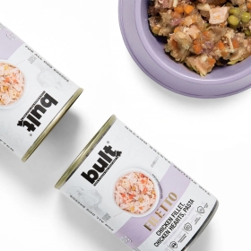 BULT Filety Mięsne mokra karma dla psa Kurczak Serca Makaron 400 g