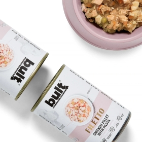 BULT Filety Mięsne mokra karma dla psa Kurczak z makaronem puszka 400 g