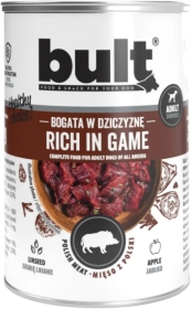 BULT Karma dla psa bogata w dziczyznę puszka 400 g