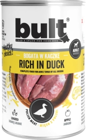 BULT Karma mokra dla psa bogata w kaczkę puszka 400 g