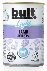 BULT Light mokra karma dla psa bogata w jagnięcinę puszka 400 g