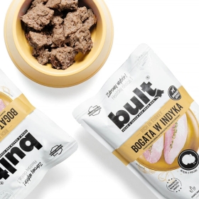 BULT Mielonka  dla psów bogata w indyka saszetka 500 g
