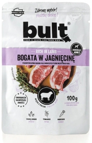 BULT Mielonka dla psów bogata w jagnięcinę saszetka 100 g