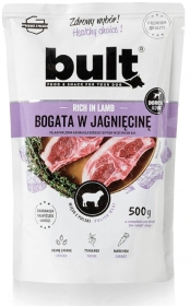BULT Mielonka dla psów bogata w jagnięcinę saszetka 500 g