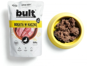 BULT Mielonka dla psów bogata w kaczkę saszetka 500 g