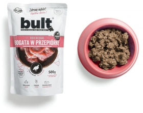 BULT Mielonka dla psów bogata w przepiórkę saszetka 500 g