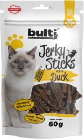 BULTI Jerky Sticks przysmak dla kota z kaczką 60 g