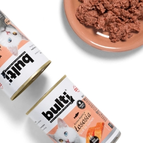 BULTI Mielonka z łososiem dla kota puszka 400 g