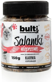 BULTI Salamki wieprzowe smakołyk dla kota 150 g