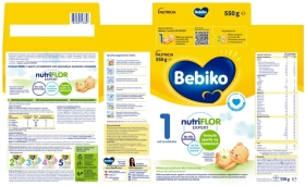 Bebiko 1 Nutriflor Expert 0 m+ 550 g