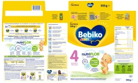 Bebiko Junior 4 Nutriflor Expert powyżej 2 lat 550 g