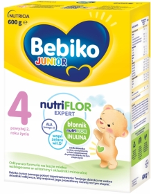 Bebiko Junior 4 odżywcza formuła na bazie mleka dla dzieci powyżej 2. roku życia 600 g
