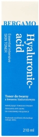 Bergamo toner do twarzy kwas hialuronowy 210 ml