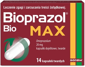 Bioprazol Bio Max 20 mg 14 kapsułek