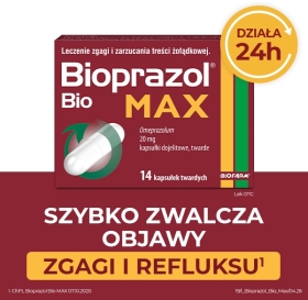 Bioprazol Bio Max 20 mg 14 kapsułek