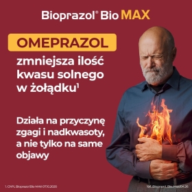 Bioprazol Bio Max 20 mg 14 kapsułek