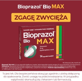 Bioprazol Bio Max 20 mg 14 kapsułek