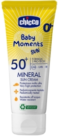 Chicco Krem do opalania z filtrem mineralnym SPF 50+ 75 ml