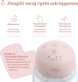 Chicco Laktator elektryczny podwójny muszlowy 2 sztuki