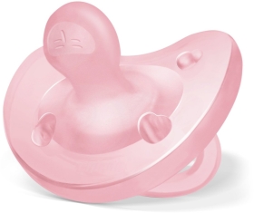 Chicco PhysioForma Soft Smoczek uspokajający różowy 6-16 m+ 1 sztuka