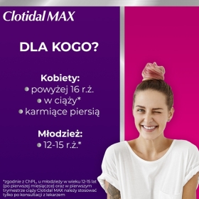 Clotidal MAX tabletki dopochwowe 0,5 g 1 tabletka Wielopak x 2