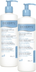 DEXERYL Emolient Krem do skóry suchej i atopowej, 500g Wielopak x 2