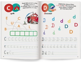 DISNEY UCZY Auta Ćwiczenia z naklejkami Litery 1 sztuka