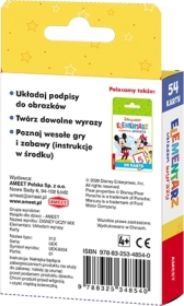 DISNEY UCZY MIX Elementarz Układam wyrazy Karty 1 sztuka