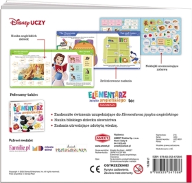 DISNEY UCZY MIX Elementarz języka angielskiego Ćwiczenia 1 sztuka