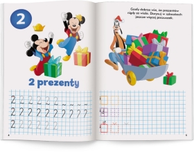 DISNEY UCZY Miki. Ćwiczenia z naklejkami Cyfry 1 sztuka