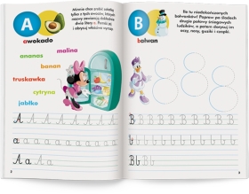 DISNEY UCZY Minnie Ćwiczenia z naklejkami Litery 1 sztuka