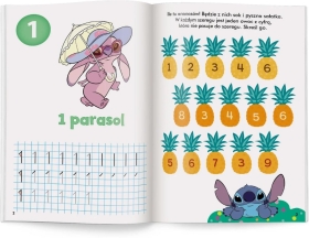 DISNEY UCZY Stitch. Ćwiczenia z naklejkami Cyfry 1 sztuka