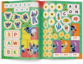DISNEY UCZY Stitch. Ćwiczenia z naklejkami Litery 1 sztuka