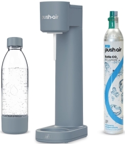 Dafi Pushair saturator z nabojem CO2 + butelka 0,7 stalowy